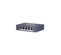 Switch Gestionado PoE Hikvision 4X PoE RJ45 Gigabit 1x Uplink Gigabit RJ45/SFP Gris