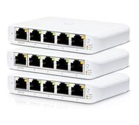 Ubiquiti Networks UniFi Switch Flex Mini (3-pack) Gestionado Gigabit Ethernet (10/100/1000) Energía sobre Ethernet (PoE) Blanco