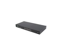 Switch Gigabit 16x RJ45, POE+, 2x SFP, LCD, Rack 19 561259