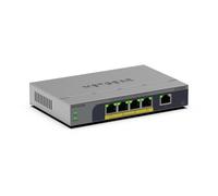 Switch Gigabit No Administrado 5 Puertos RJ-45 con PoE+ Full Duplex y Montaje en Pared/Escritorio