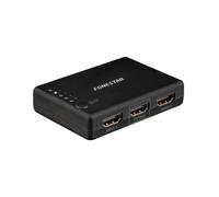 Switch hdmi 5*1 fonestar fo - 22sw51 - 5 entradas - 1 salida - resolución uhd 4k 60hz - botón selector - mando a distancia - plu