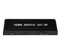 Switch hdmi 5x1 yatek yk-0501, soporta 3d, seleccione, amplifique y la