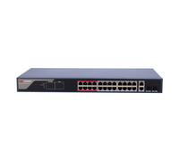 Switch Hikvision de 24 Puertos PoE 10/100 Mbps - DS-3E1326P-EI(B)