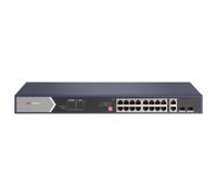 Switch Hikvision DS-3E0520HP-E 16 Puertos Gigabit PoE 6KV Full Metal 300m