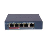 Switch Hikvision DS-3E1105P-EI/M 5 Puertos Fast Ethernet PoE+ Gestión Web