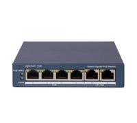 Switch Hikvision DS-3E1506P-EI 6 Puertos PoE 60W