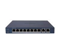Switch Hikvision DS-3E1510P-EI/M 8 puertos Gigabit PoE+ 2 Uplink vigilancia