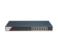 Switch Hikvision DS-3E1520HP-SI-16P2T2F 20 Puertos 230W Gigabit PoE+