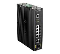SWITCH INDUSTRIAL D-LINK DIS-200G-12S 10P GIGA Y 2P SFP CARRIL DIN VLAN QoS IGMP DIS-200G-12S