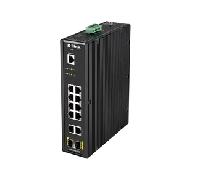 SWITCH INDUSTRIAL D-LINK DIS-200G-12S 10P GIGA Y 2P SFP CARRIL DIN VLAN QoS IGMP DIS-200G-12S