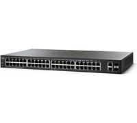Switch inteligente SF220-48 de Cisco con 48 puertos Fast Ethernet 10/100 más 2 enlaces ascendentes Gigabit Ethernet (GbE), protección limitada de por vida (SF220-48-K9-EU)