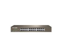 Switch IP-COM G1024D 24 Puertos Gigabit Ethernet L2 No Administrado 1U Rack Metal Sin Ventilador
