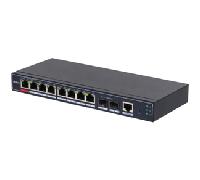 SWITCH IT DAHUA DH-SG4010P-2F 10-PORT MANAGED DESKTOP GIGABIT SWITCH 8-PORT POE DH-SG4010P-2F