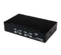 Startech Rack 1u Usb 2.0 4 Port Kvm Switch Commuter One Size Black