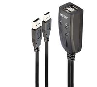 Switch KVM Lindy 32165 Negro 2xUSB 3xUSB 2.0 1,1m con indicadores LED