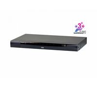 Switch KVM por IP multi-interfaz Cat 5 de 8 puertos de 1 consola local y 1 consola remota con Virtual Media (1920 x 1200) - 1920 x 1200 Pixeles - Ethernet - 1U - Negro