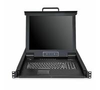 StarTech.com - RKCONS1708K consola de rack 43,2 cm (17") 1280 x 1024 Pixeles Acero Negro 1U