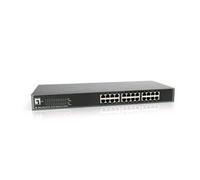 Level One FSW-2450 - Switch con 24 Puertos Ethernet rápido, Negro