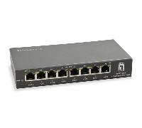 LevelOne GEP-0823 switch Gigabit Ethernet (10/100/1000) Negro Energía sobre Ethernet (PoE)