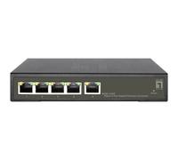Switch Level One Gigabit 8 puertos metálico sin gestión, compacto y silencioso