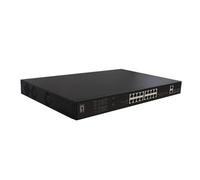Switch Level One NO GESTION 16P 10/100 PoE 270W + 2 GIGABIT + 2 SFP