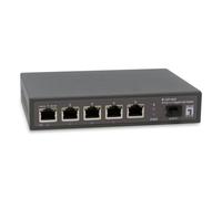 Switch LevelOne GEP-0625 5 Puertos 2.5G PoE+ 1 SFP+ Sin Ventilador No Gestionado