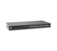 LevelOne Switch gestionado L3 GEP-2681 - Gigabit Ethernet (10/100/1000) PoE - Negro