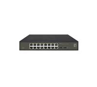 Switch LevelOne GES-2118 Gestionado 16 Puertos Gigabit 2 SFP Rack