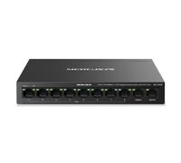 Switch Mercusys MS110CMP 10 puertos Fast Ethernet PoE+ montaje pared