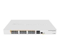 Switch Mikrotik CRS328-24P-4S+RM/ 28 Puertos/ RJ45 10/100/1000/ SFP/ PoE
