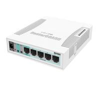 Switch Mikrotik CSS106-5G-1S 6 Puertos/ RJ45 10/100/1000/ SFP/ PoE