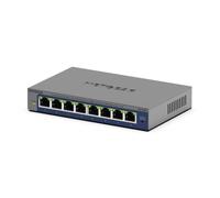 Switch Netgear 8 Puertos Gigabit L2/L3 Sin Gestión 16Gbps 4000 MAC Sin Ventilador