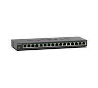 Switch Netgear GS316 16 puertos Gigabit Ethernet sin gestión, carcasa metálica