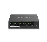 SWITCH NO GESTIONABLE MERCUSYS MS105GP 5P 10/100/1000 DE ESTOS 4P POE+ 65W ETHERNET MINI DESKTOP
