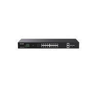 Switch PoE Gigabit Tenda TEG1120P-16-250W 16x 1Gb/s PoE 802.3af/at 2x SFP 2x RJ45, 230W, Rack
