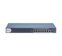 Switch PoE Hikvision 17 Puertos Gigabit + 1 Puerto PoE- - DS-3E1518P-EI/M