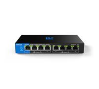 Switch PoE++ multigigabit Linksys no administrado de 8 Puertos y 2,5 G | Ethernet bajo Consumo | Control dúplex Completo | para WiFi 6/6E/7 y cámaras IP | Carcasa metálica | Presupuesto PoE de 180 W