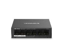 SWITCH POE+ NO GESTIONABLE MERCUSYS MS106LP 6P 10/100 CON 4P POE+ 30W ETHERNET MINI DESKTOP
