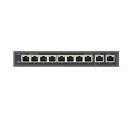 Reyee Interruptor de escritorio RG-ES110D-P no administrado 8 puertos 10/100 2 uplink PoE