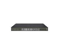 SWITCH SEMIGESTIONABLE LEVEL ONE HILBERT 24P POE 10/100/1000 380W +4P SFP COMBO 10/100/1000 CARCASA GES-2128P