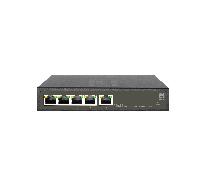 Switch Level One Gigabit 8 puertos metálico sin gestión, compacto y silencioso