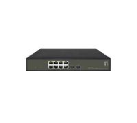 SWITCH SEMIGESTIONABLE LEVEL ONE HILBERT 8P POE 10/100/1000 130W +2P SFP 10/100/1000 CARCASA METALIC GES-2110P