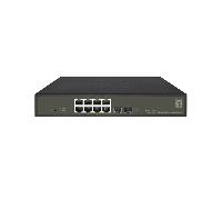 switch semigestionable level one hilbert 8p poe 101001000 130w +2p sfp 101001000 carcasa metalic