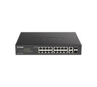 D-Link Conmutador gestionado inteligente DGS-1100-18PV2 16 Puertos Gigabit PoE+ (130W), 2x SFP, 1U