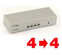 Switch + Splitter (Matrix) Vga - 350 Mhz - 4 Fuentes A 4 Salidas
