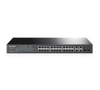 Switch T1500-28PCT 24x 100Mbps +4Gigabit + 2SFP Administrado (24 Puertos) - TP-LINK