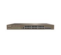 Switch tenda 24 puertos gigabit ethernet 10 - 100 - 1000 (TEG5328P-24-410W)