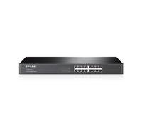 TP-Link TL-SG1016 No administrado Gigabit Ethernet (10/100/1000) 1U Negro