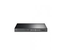 TP-Link TL-SG1218MPE Gestionado L2 Gigabit Ethernet (10/100/1000) Energía sobre Ethernet (PoE) 1U Negro
