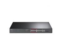 SWITCH TP-LINK 16 PUERTOS 100MBP + 2 PUERTOS GB UNMANAGED